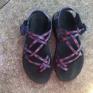 Classic Women’s ZX/2 Chacos Blue and Orange